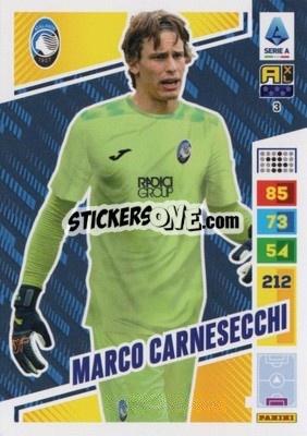 Sticker Marco Carnesecchi - Calciatori 2023-2024. Adrenalyn XL
 - Panini