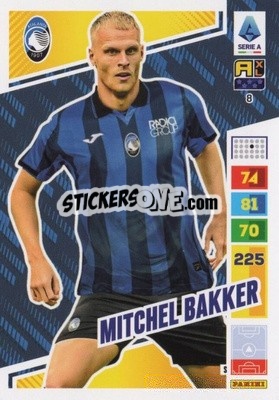 Cromo Mitchel Bakker - Calciatori 2023-2024. Adrenalyn XL
 - Panini