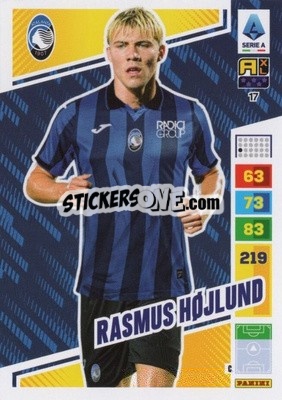 Sticker Rasmus Højlund - Calciatori 2023-2024. Adrenalyn XL
 n. 17 - Panini
