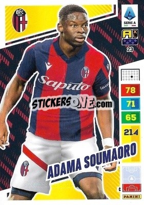 Cromo Adama Soumaoro - Calciatori 2023-2024. Adrenalyn XL
 - Panini