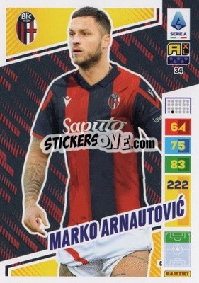 Sticker Marko Arnautovic - Calciatori 2023-2024. Adrenalyn XL
 n. 34 - Panini