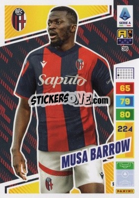Sticker Musa Barrow - Calciatori 2023-2024. Adrenalyn XL
 - Panini