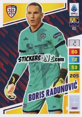 Figurina Boris Radunović - Calciatori 2023-2024. Adrenalyn XL
 - Panini