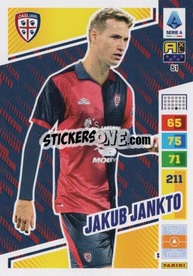 Sticker Jakub Jankto - Calciatori 2023-2024. Adrenalyn XL
 n. 51 - Panini