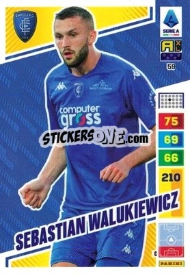 Sticker Sebastian Walukiewicz - Calciatori 2023-2024. Adrenalyn XL
 n. 59 - Panini