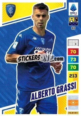 Sticker Alberto Grassi - Calciatori 2023-2024. Adrenalyn XL
 - Panini
