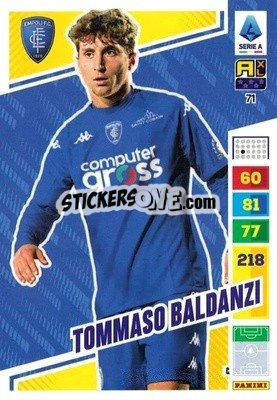 Cromo Tommaso Baldanzi - Calciatori 2023-2024. Adrenalyn XL
 - Panini