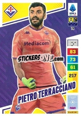 Sticker Pietro Terracciano - Calciatori 2023-2024. Adrenalyn XL
 - Panini