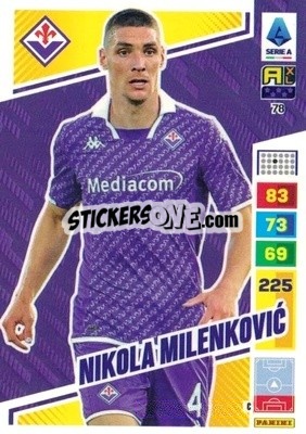 Cromo Nikola Milenković - Calciatori 2023-2024. Adrenalyn XL
 - Panini
