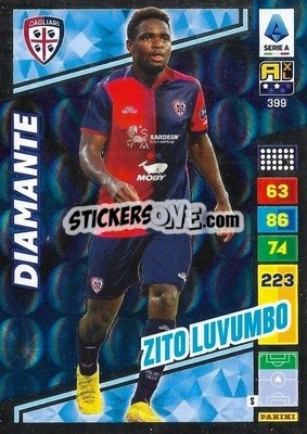 Figurina Zito Luvumbo - Calciatori 2023-2024. Adrenalyn XL
 - Panini