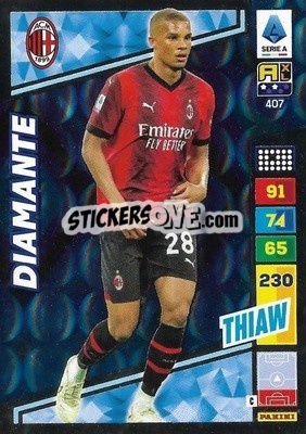 Sticker Malick Thiaw - Calciatori 2023-2024. Adrenalyn XL
 n. 407 - Panini