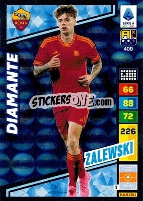Sticker Nicola Zalewski - Calciatori 2023-2024. Adrenalyn XL
 n. 409 - Panini