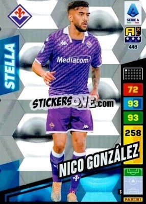 Sticker Nicolás González - Calciatori 2023-2024. Adrenalyn XL
 n. 446 - Panini