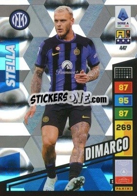 Sticker Federico Dimarco - Calciatori 2023-2024. Adrenalyn XL
 n. 447 - Panini