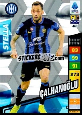 Sticker Hakan Çalhanoğlu - Calciatori 2023-2024. Adrenalyn XL
 n. 448 - Panini