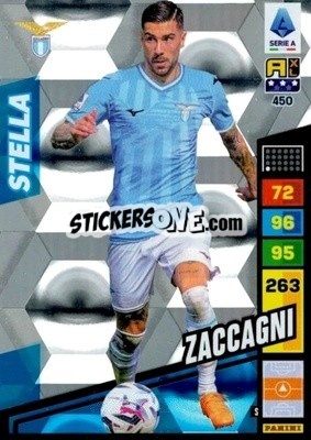 Sticker Mattia Zaccagni - Calciatori 2023-2024. Adrenalyn XL
 - Panini