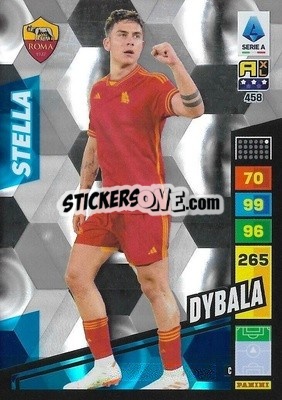 Sticker Paulo Dybala - Calciatori 2023-2024. Adrenalyn XL
 n. 458 - Panini