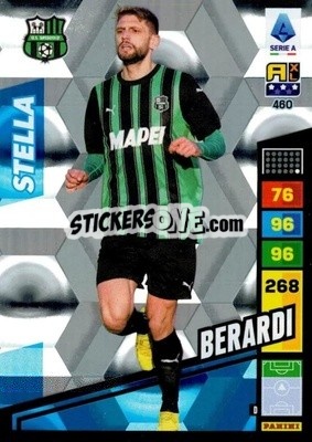 Sticker Domenico Berardi - Calciatori 2023-2024. Adrenalyn XL
 n. 460 - Panini
