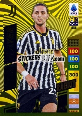 Sticker Adrien Rabiot - Calciatori 2023-2024. Adrenalyn XL
 n. 464 - Panini