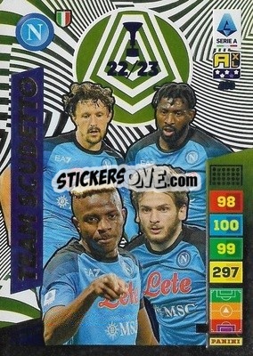 Figurina Team Scudetto - Calciatori 2023-2024. Adrenalyn XL
 - Panini