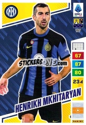 Sticker Henrikh Mkhitaryan - Calciatori 2023-2024. Adrenalyn XL
 n. 157 - Panini