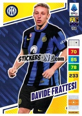 Sticker Davide Frattesi - Calciatori 2023-2024. Adrenalyn XL
 - Panini