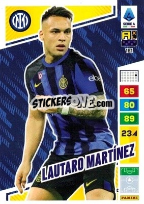 Sticker Lautaro Martínez - Calciatori 2023-2024. Adrenalyn XL
 n. 161 - Panini