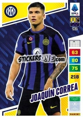 Sticker Joaquín Correa - Calciatori 2023-2024. Adrenalyn XL
 n. 162 - Panini