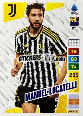 Sticker Manuel Locatelli - Calciatori 2023-2024. Adrenalyn XL
 - Panini