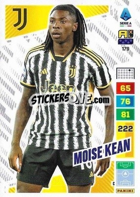 Sticker Moise Kean - Calciatori 2023-2024. Adrenalyn XL
 - Panini