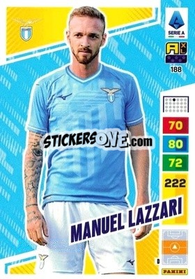 Sticker Manuel Lazzari - Calciatori 2023-2024. Adrenalyn XL
 n. 188 - Panini