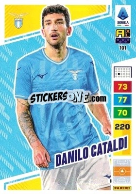 Sticker Danilo Cataldi - Calciatori 2023-2024. Adrenalyn XL
 n. 191 - Panini