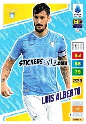 Sticker Luis Alberto - Calciatori 2023-2024. Adrenalyn XL
 n. 193 - Panini