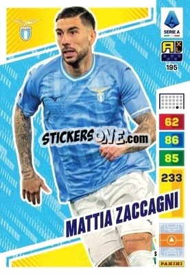 Sticker Mattia Zaccagni - Calciatori 2023-2024. Adrenalyn XL
 - Panini
