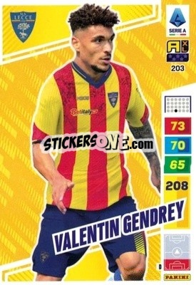 Sticker Valentin Gendrey - Calciatori 2023-2024. Adrenalyn XL
 - Panini