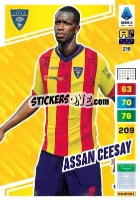 Sticker Assan Ceesay - Calciatori 2023-2024. Adrenalyn XL
 - Panini