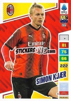 Sticker Simon Kjær - Calciatori 2023-2024. Adrenalyn XL
 - Panini