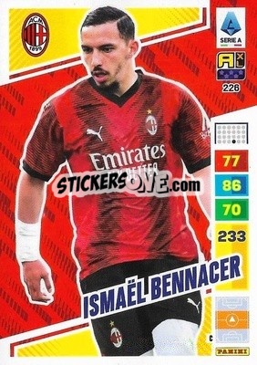 Figurina Ismaël Bennacer - Calciatori 2023-2024. Adrenalyn XL
 - Panini