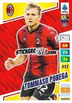 Sticker Tommaso Pobega - Calciatori 2023-2024. Adrenalyn XL
 - Panini