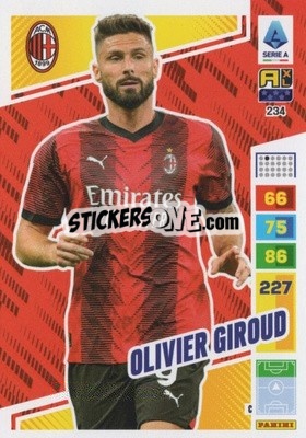 Sticker Olivier Giroud - Calciatori 2023-2024. Adrenalyn XL
 n. 234 - Panini