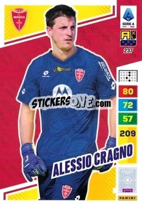 Cromo Alessio Cragno - Calciatori 2023-2024. Adrenalyn XL
 - Panini