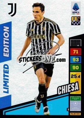 Sticker Federico Chiesa - Calciatori 2023-2024. Adrenalyn XL
 n. XXL-FEC - Panini