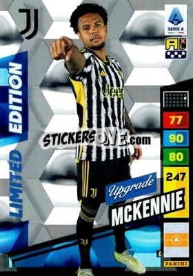Sticker Weston McKennie - Calciatori 2023-2024. Adrenalyn XL
 n. LEU-WMK - Panini