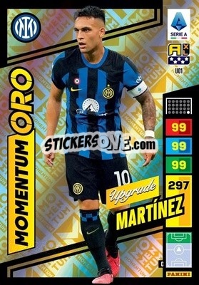 Sticker Lautaro Martinez - Calciatori 2023-2024. Adrenalyn XL
 n. U01 - Panini