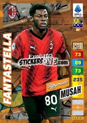 Sticker Tunus Musah - Calciatori 2023-2024. Adrenalyn XL
 n. U07 - Panini