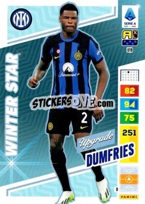 Sticker Denzel Dumfries - Calciatori 2023-2024. Adrenalyn XL
 n. U19 - Panini