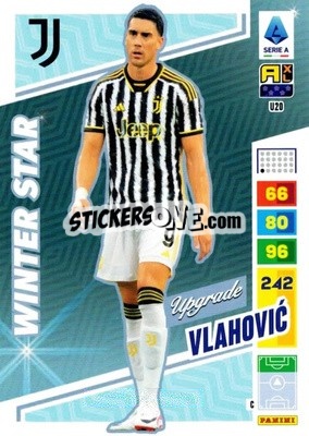 Sticker Dusan Vlahovic - Calciatori 2023-2024. Adrenalyn XL
 n. U20 - Panini