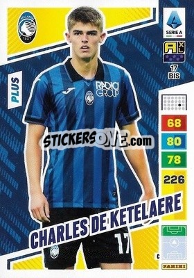 Sticker Charles De Ketelaere - Calciatori 2023-2024. Adrenalyn XL
 n. 17bis - Panini