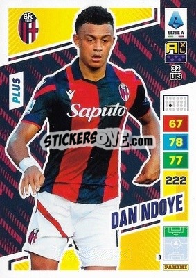 Sticker Dan N'Doye - Calciatori 2023-2024. Adrenalyn XL
 - Panini