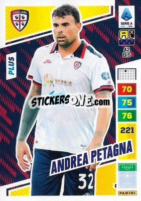 Sticker Andrea Petagna - Calciatori 2023-2024. Adrenalyn XL
 - Panini